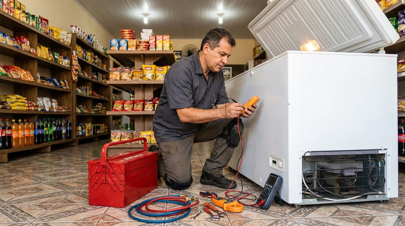 Ajuste de Temperatura do Freezer em Florianópolis‑SC