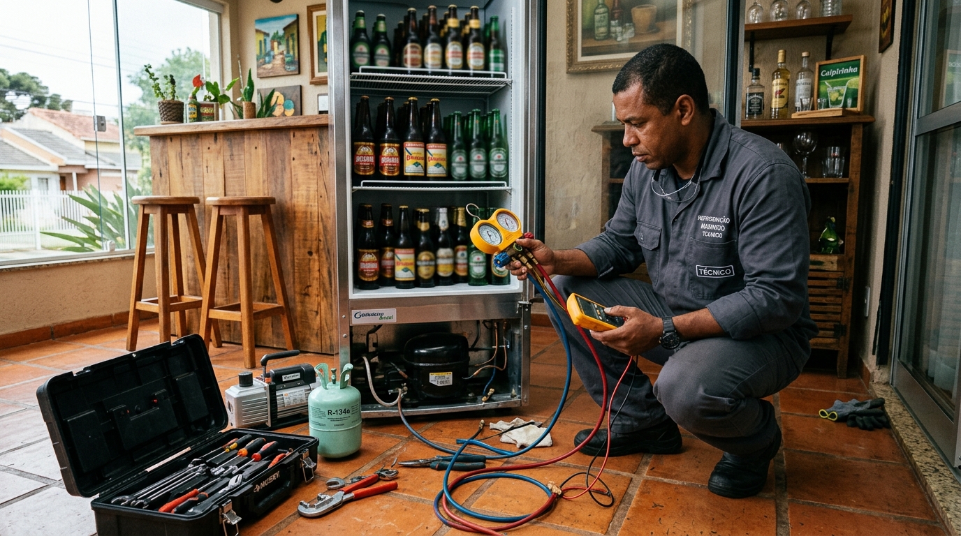 Técnico de refrigeração comercial perto de mim em Florianópolis‑SC